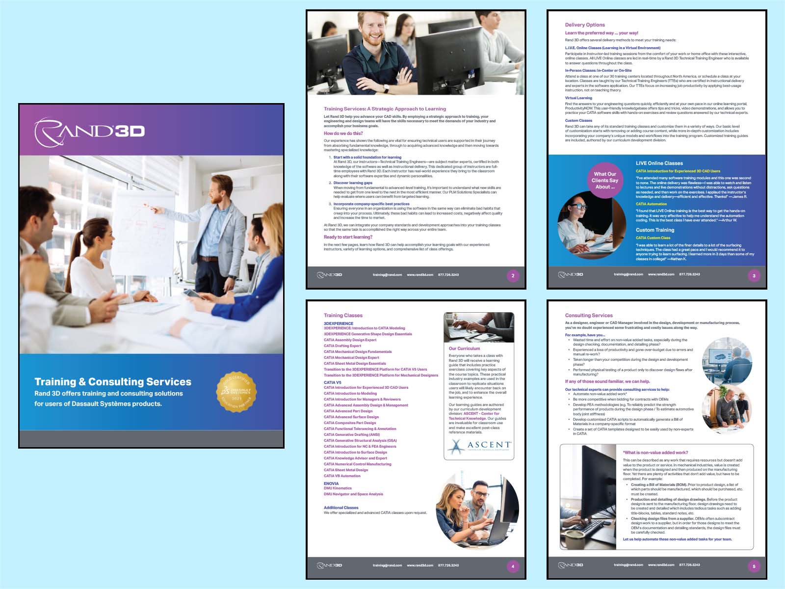 Rand 3D Training & Consulting Brochure